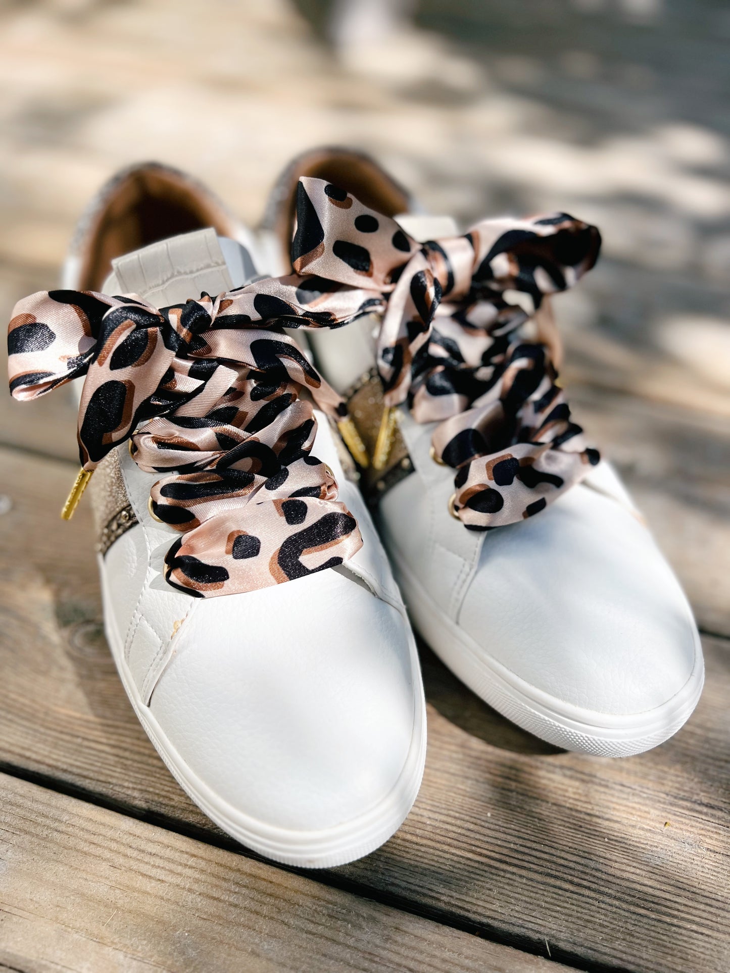 Leopard Scarf Shoelaces