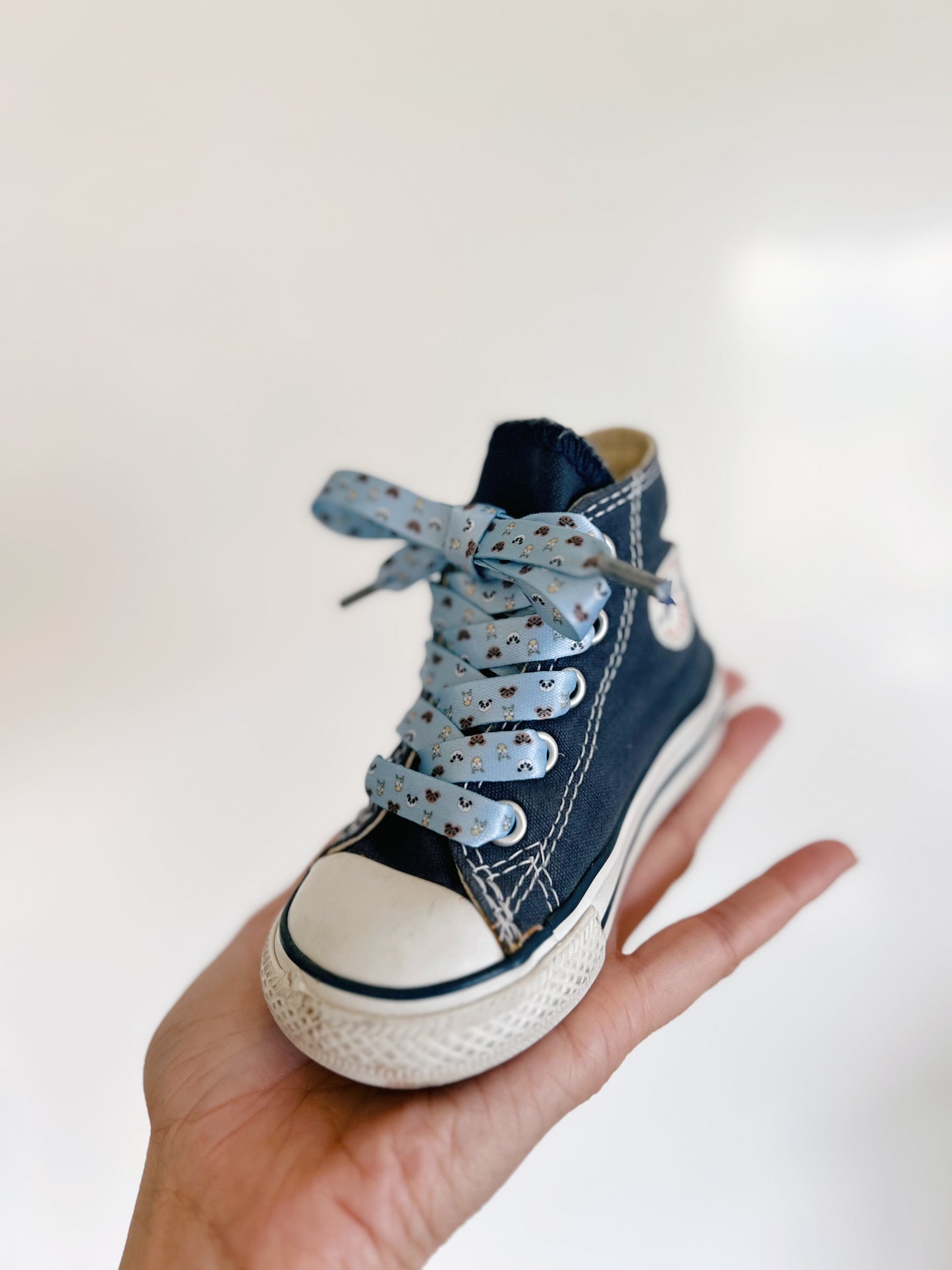 Kids Safari Blue Shoelaces