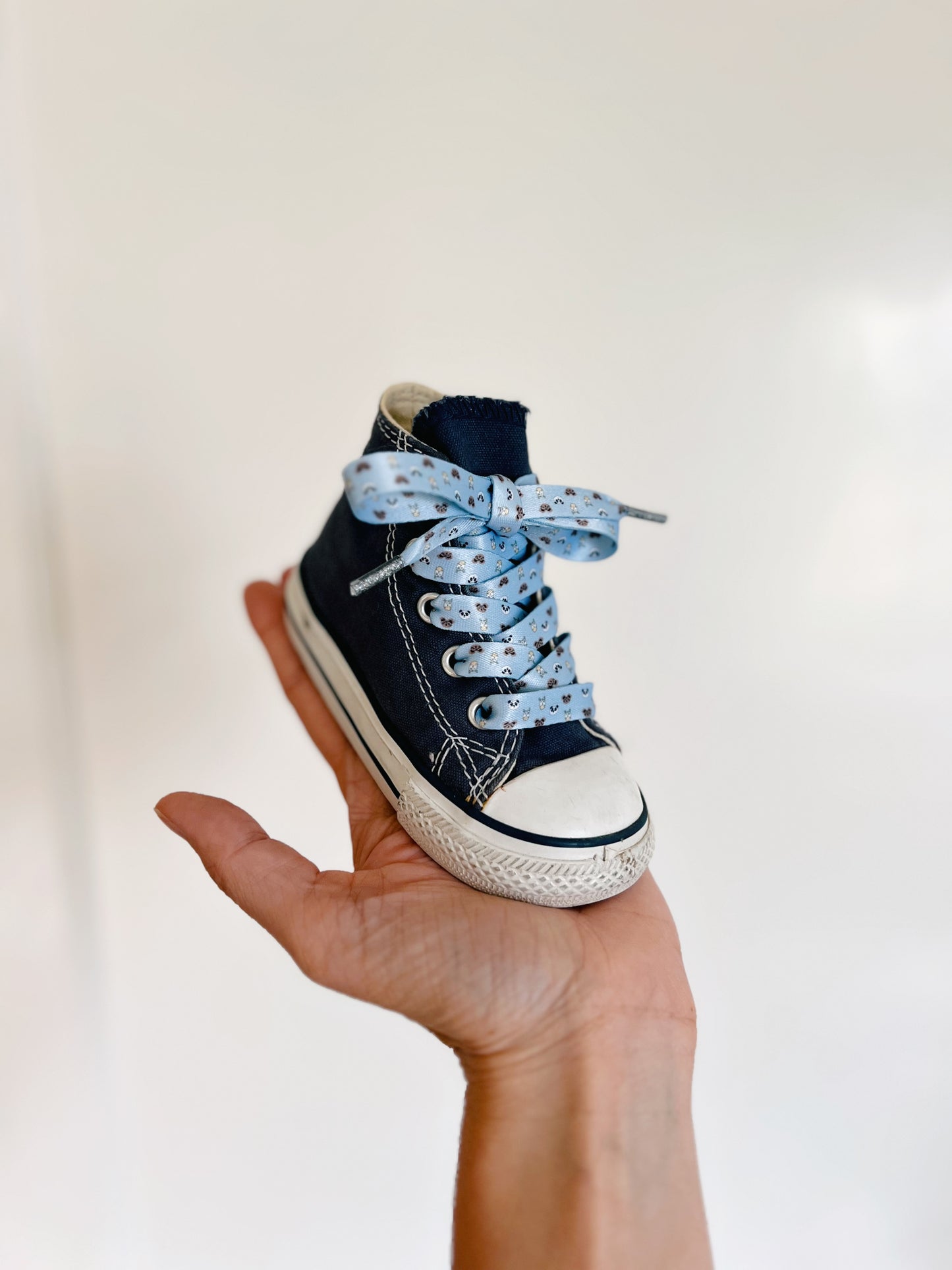 Kids Safari Blue Shoelaces