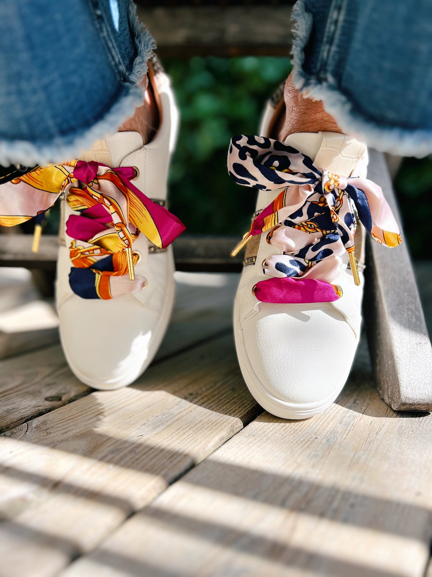Icon Pink Scarf Shoelaces