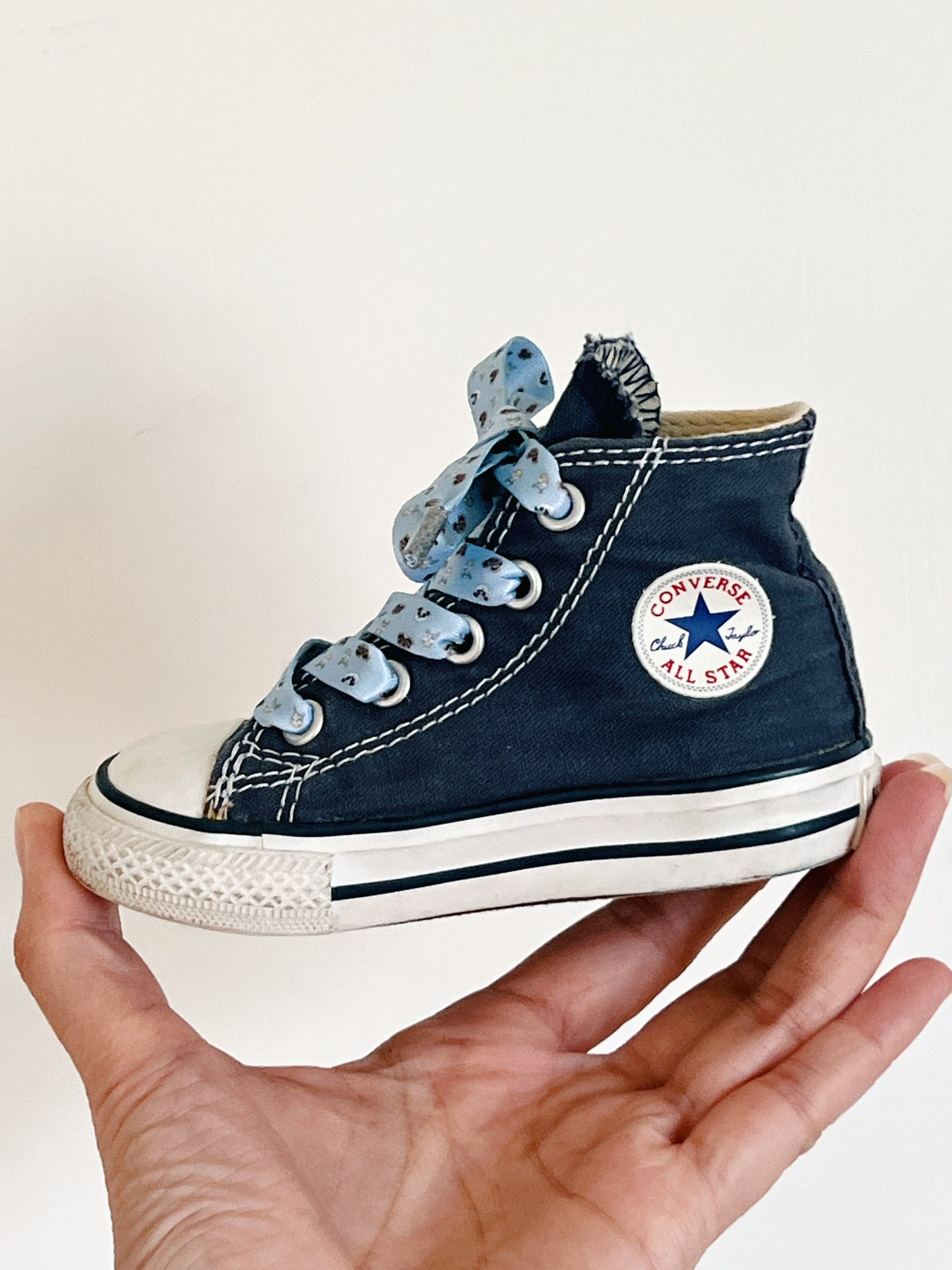 Kids Safari Blue Shoelaces