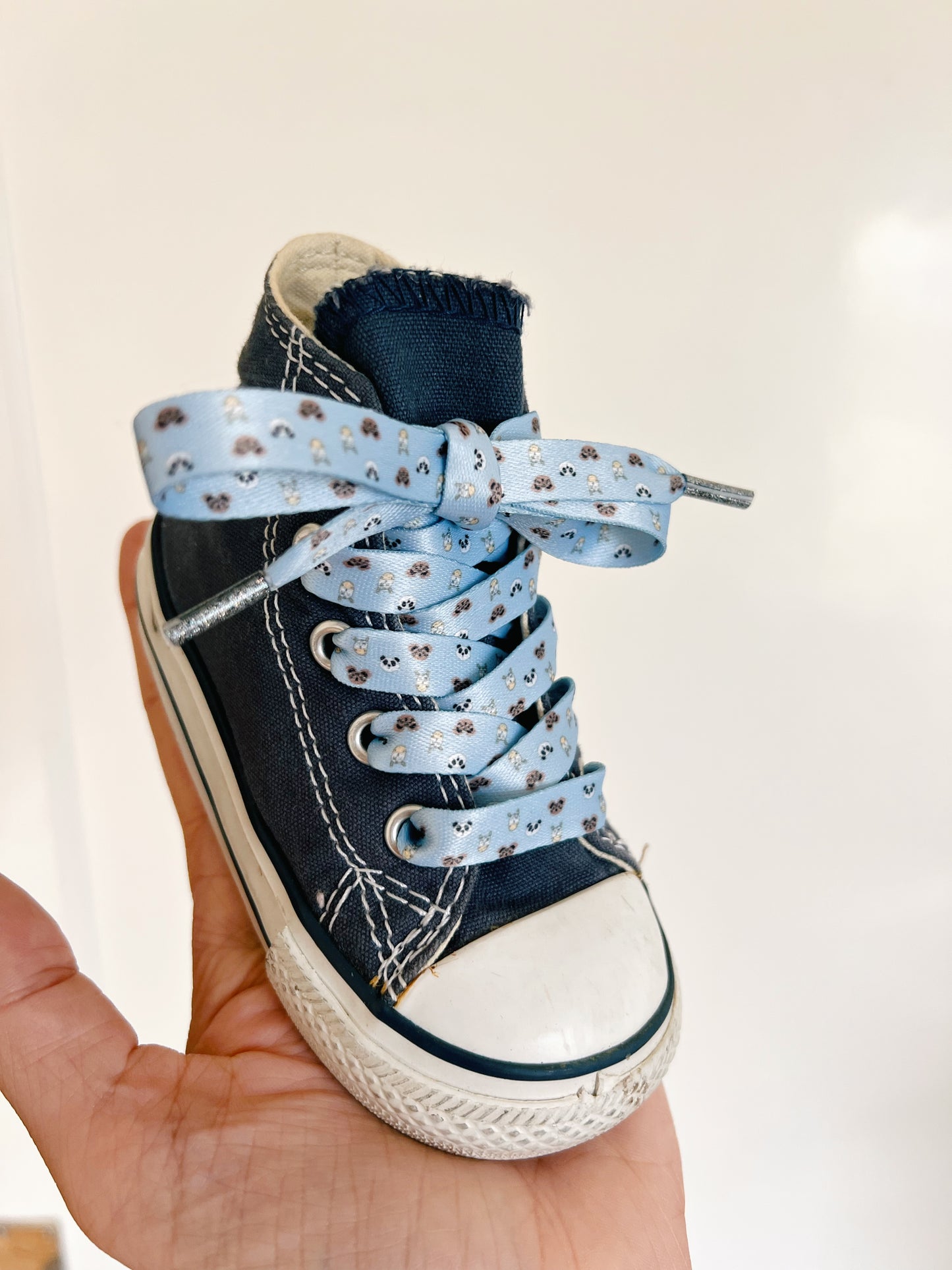 Kids Safari Blue Shoelaces