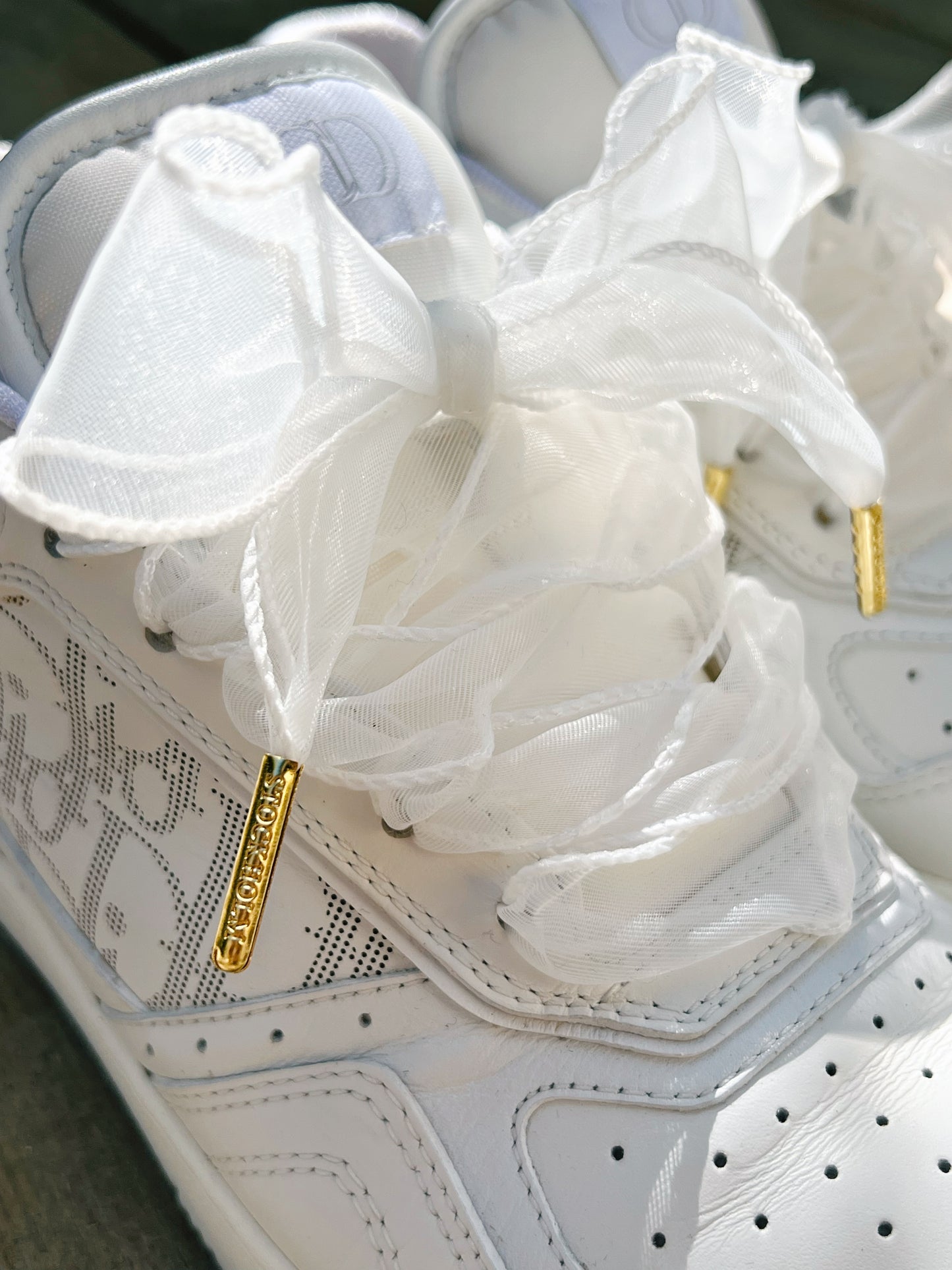White Whisper Organza Skosnören