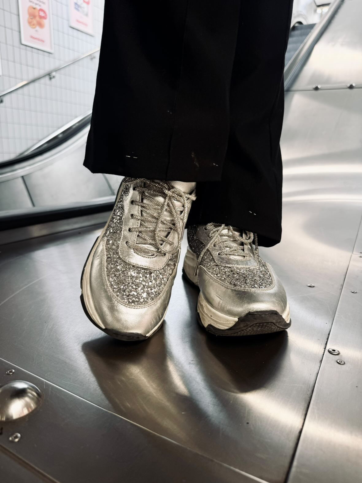 Luxury Silver Shoelaces