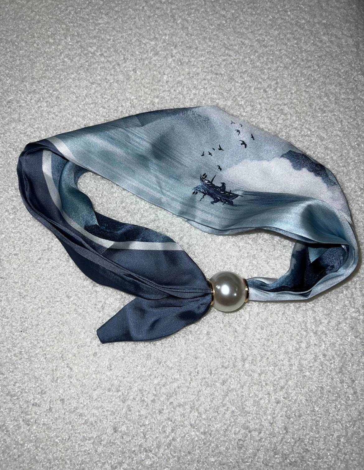 Magnetic Scarf Lightblue Sea