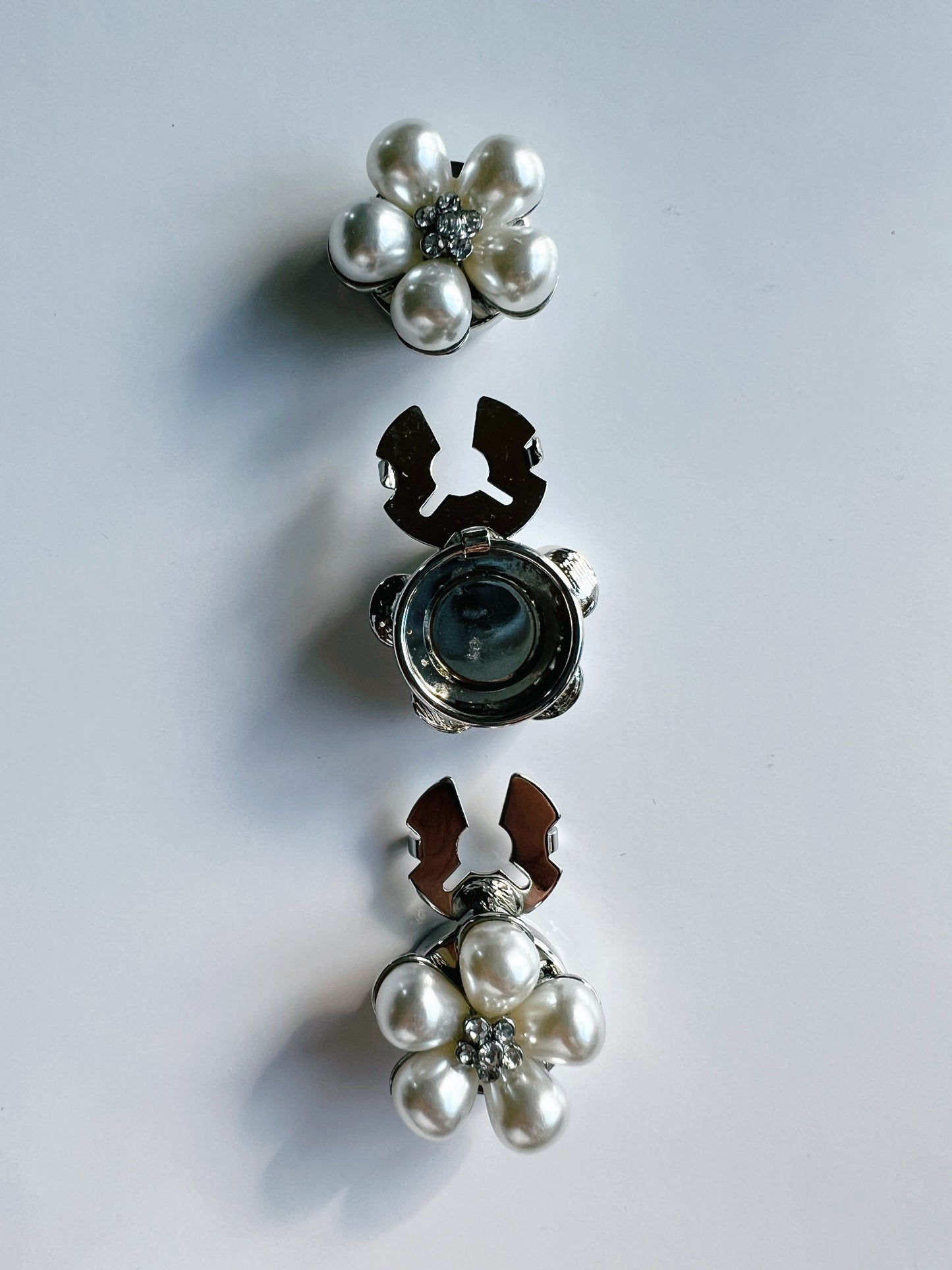 Rosi Button Charm from all angles The Shoelace Brand