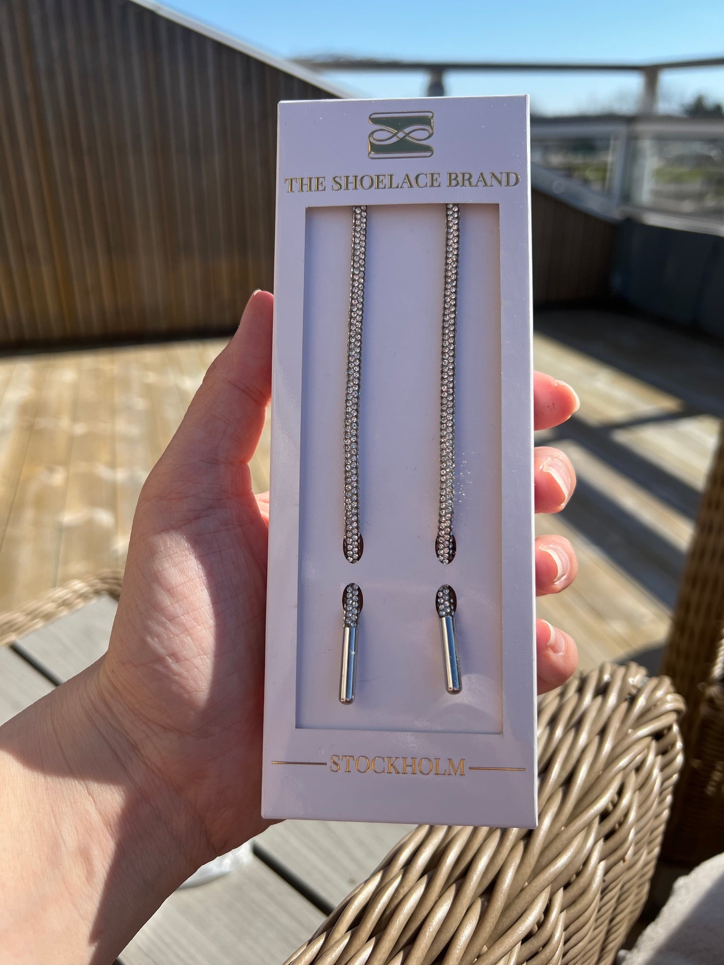 Luxury Silver Shoelaces