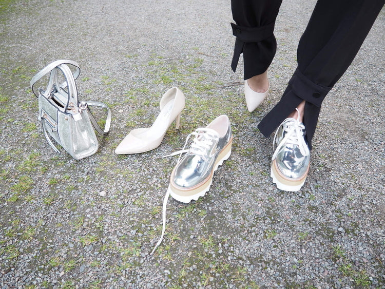 Waxed shoelaces grey - The Shoelace Brand