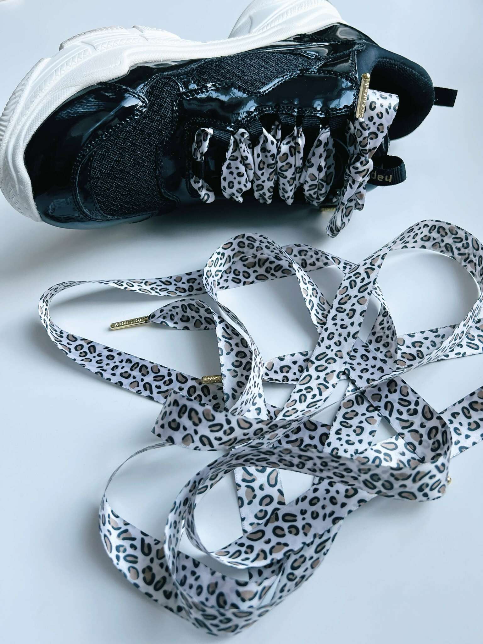 Silk Classic Leopard Shoelaces - The Shoelace Brand