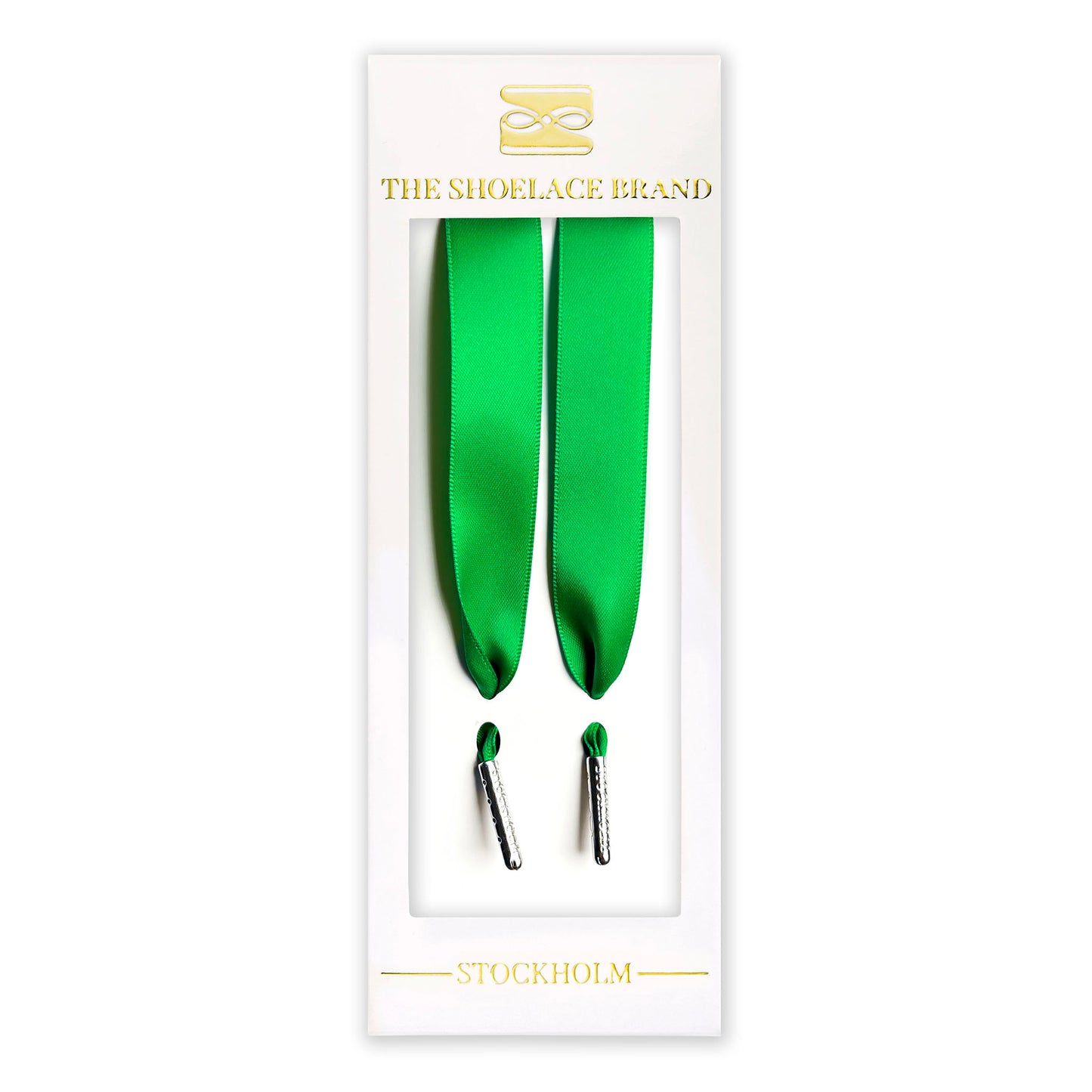 Emerald Green Silk Shoelaces