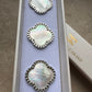 Cecilia – Pink Shell Button Charm Silver