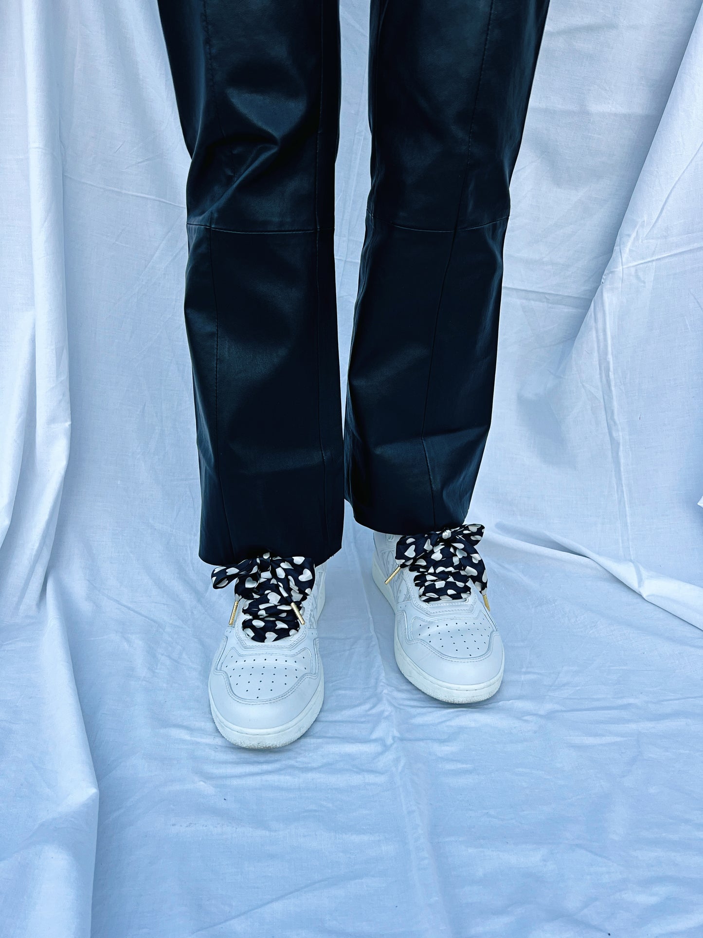 Black Heart Scarf Shoelaces