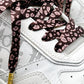 Mauve Classic Leopard Shoelaces