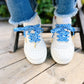 Blue Classic Leopard Skosnören