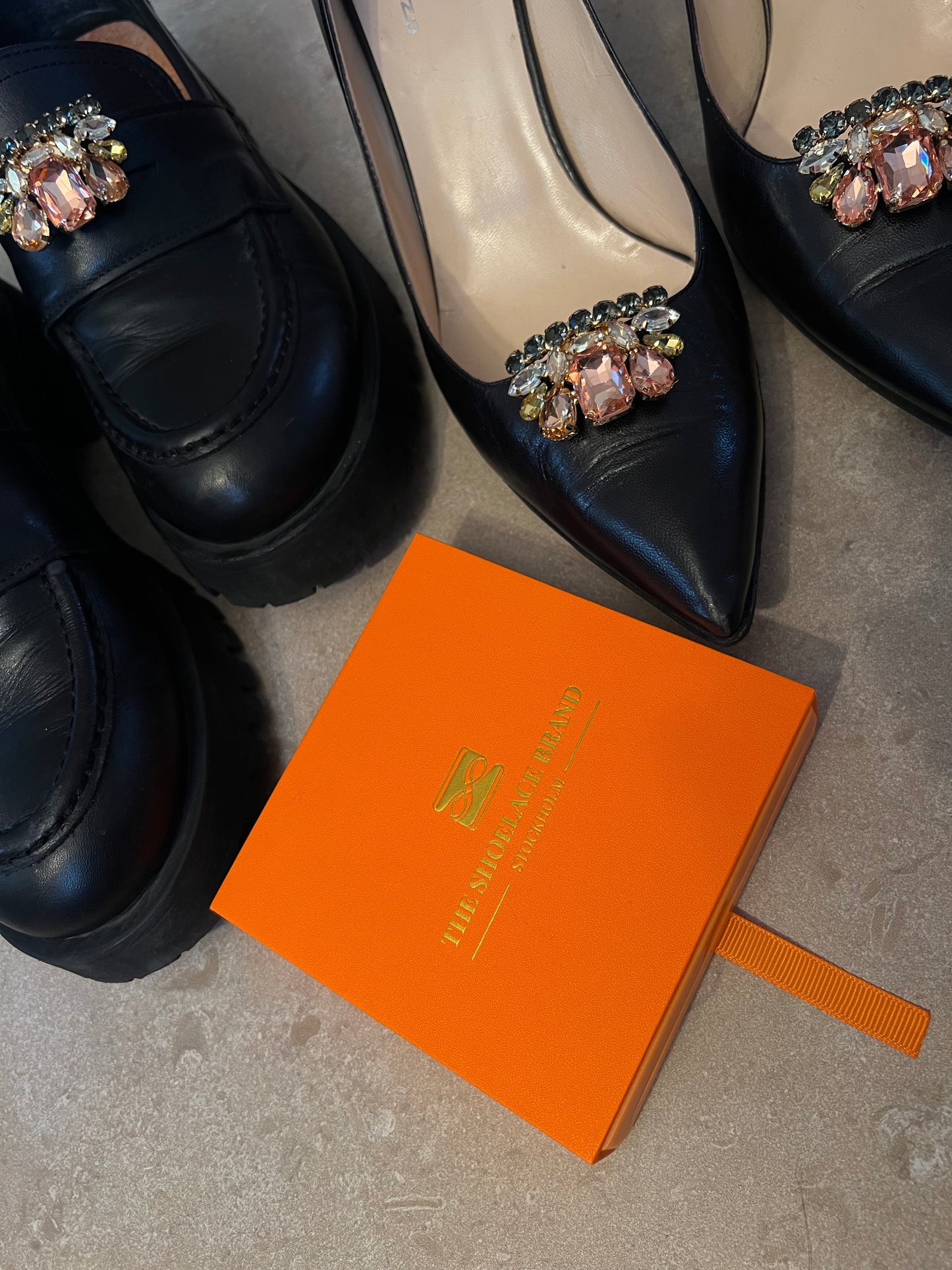 Multicolor Gemstone Cluster – Shoe Charm