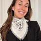 Cashmere Scarf Paisley Off White