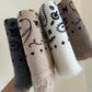 Cashmere Scarf Paisley Off White