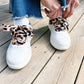 Leopard Scarf Skosnören
