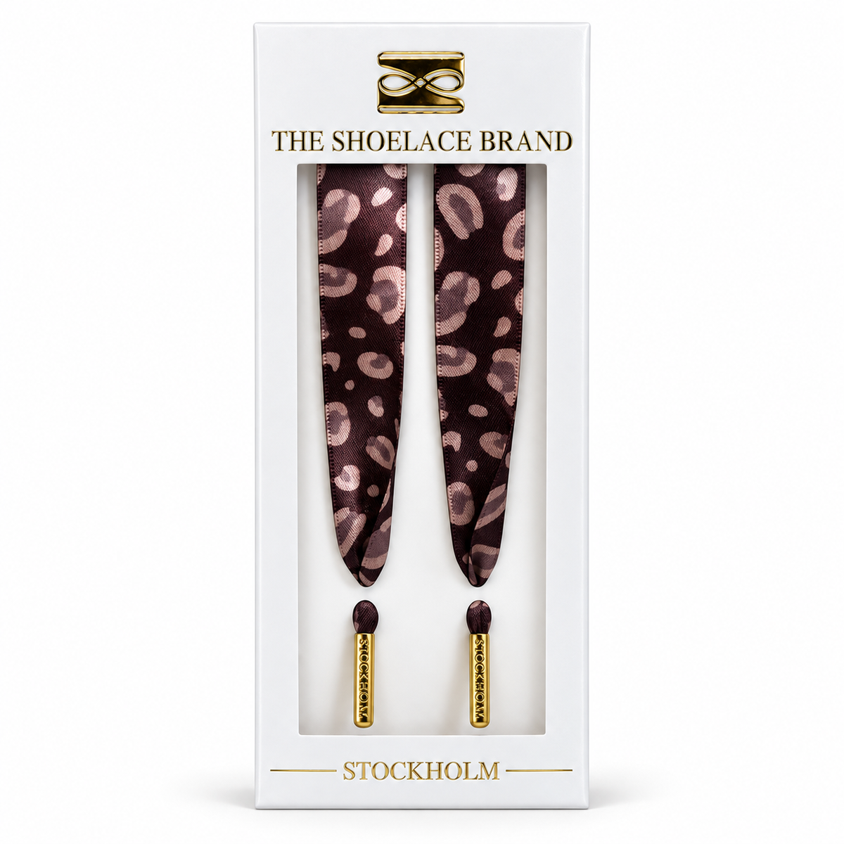 Silk Burgundy Leopard Skosnören