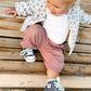 Kids Glitter White Shoelaces