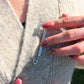 Crystal Fashion Safety Pin Gold