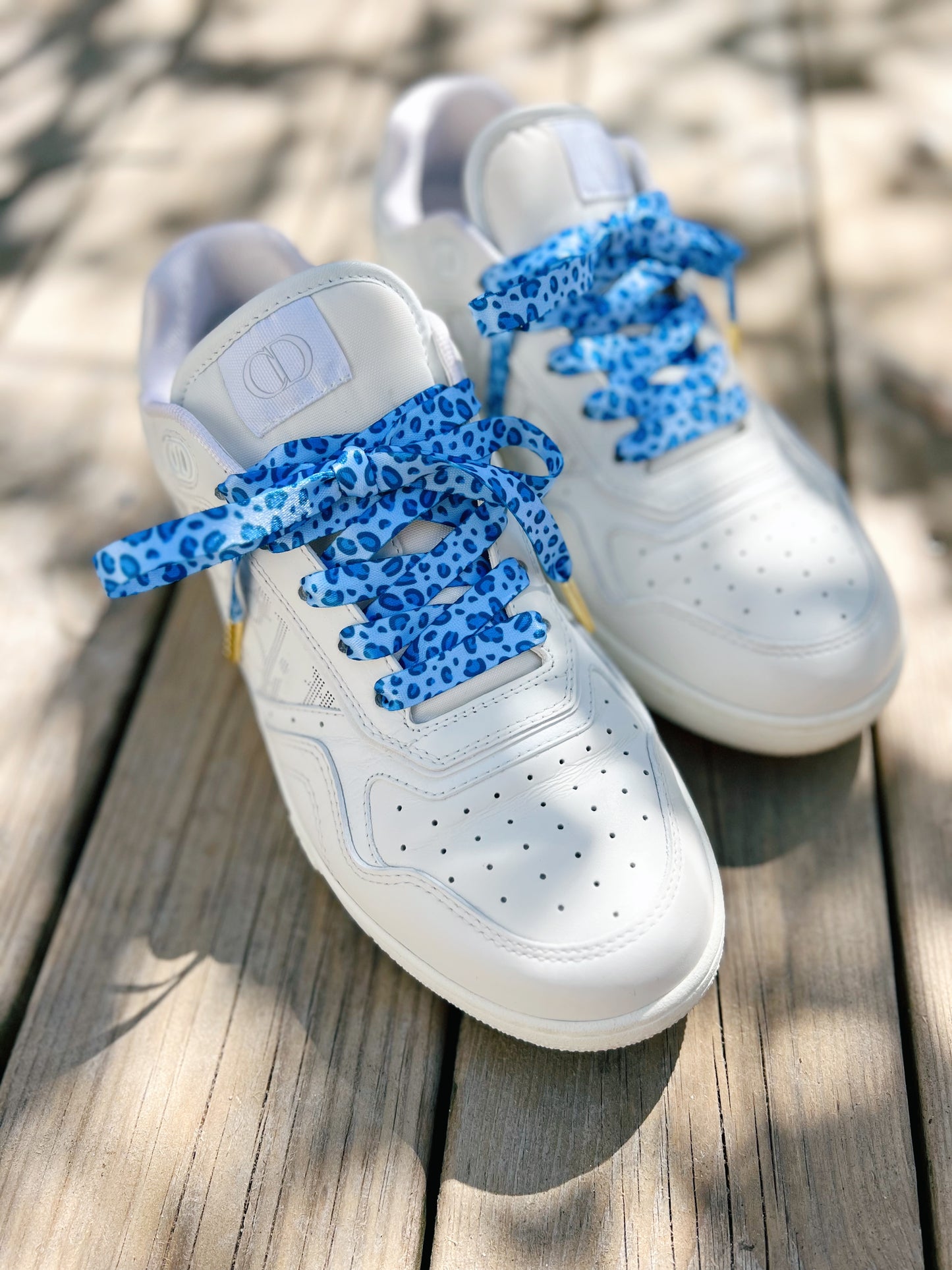 Blue Classic Leopard Skosnören