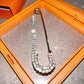 Crystal Fashion Safety Pin Gold The Shoelace Brand close up in box