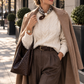 Magnetic Scarf Leopard Brown Top