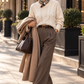 Magnetic Scarf Leopard Brown Top
