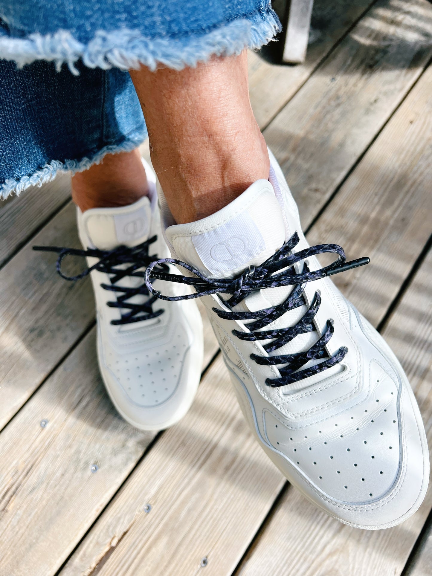 The Indigo Snake Shoelace
