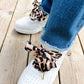 Leopard Scarf Skosnören