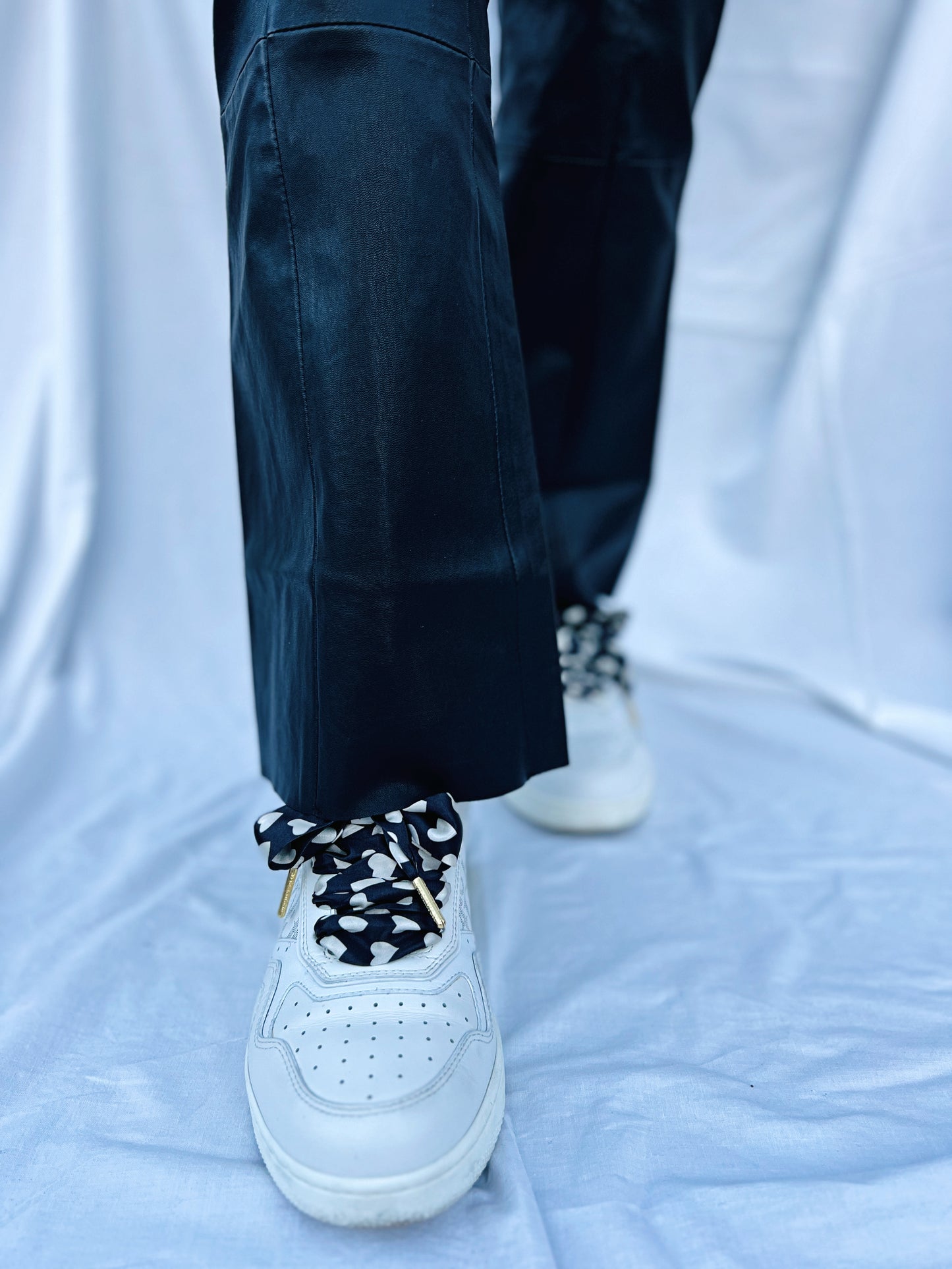 Black Heart Scarf Shoelaces