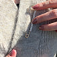 Crystal Fashion Safety Pin Gold