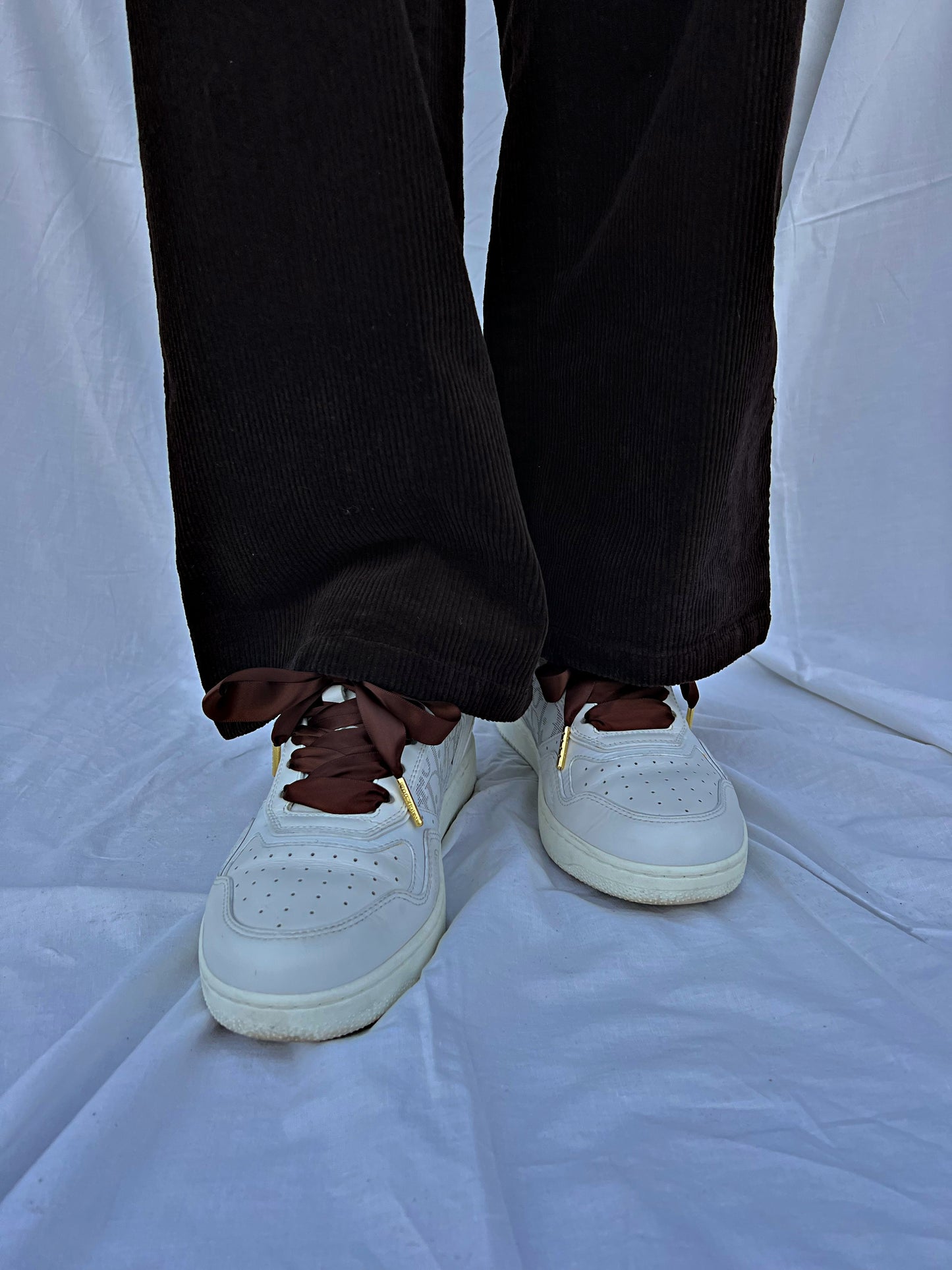 Black Silk Goldtip Shoelaces