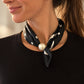 Magnetic Scarf Black Dots