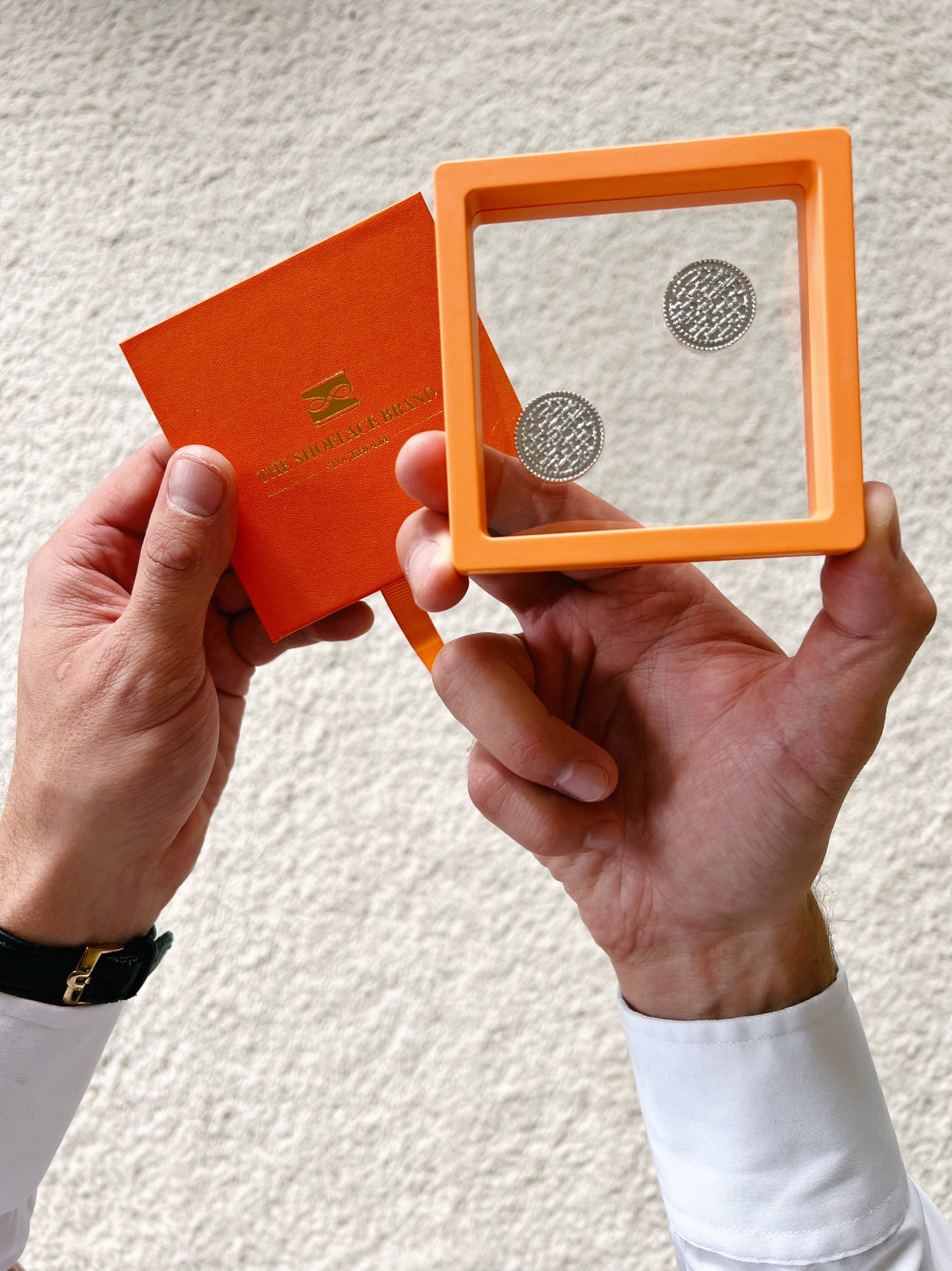 Hampus – Faux Cufflinks Silver (2-pack)