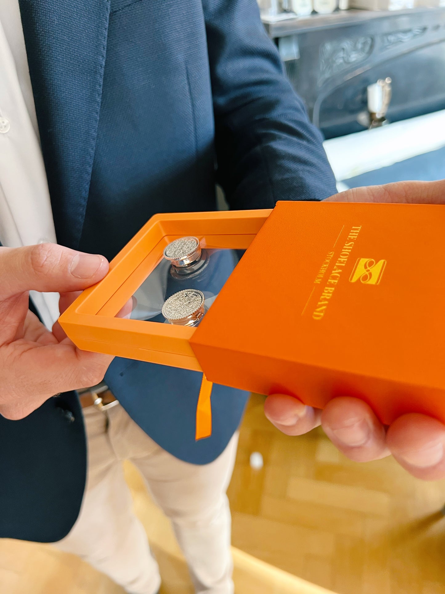 Hampus – Faux Cufflinks Silver (2-pack)