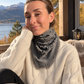 Cashmere Scarf Paisley Grey