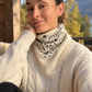 Cashmere Scarf Paisley Off White