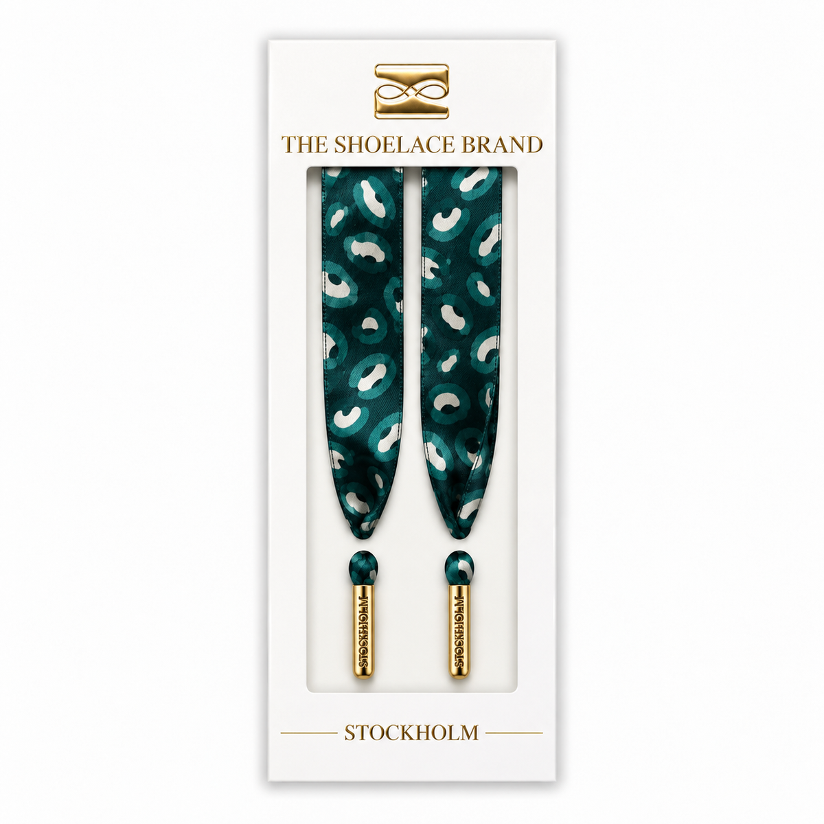 Silk Smaragd Leopard Schnürsenkel