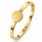 Gold Cuff-Armband – Button-Base