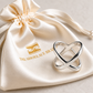 Scarf Ring Cross Silver S