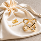 Scarf Ring Cross Gold S