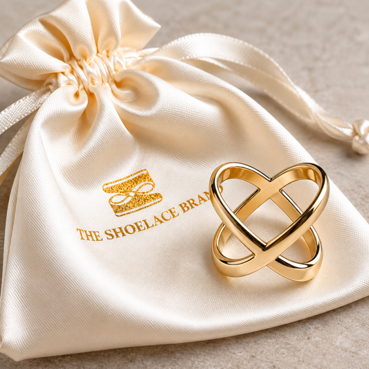 Scarf Ring Cross Gold S