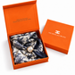 Magnetic Scarf Blue Floral