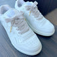  Beige Cotton 1,5cm – Beige Cotton Shoelaces with Gold Tips (Sample Edition) 