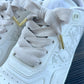  Beige Cotton 1,5cm – Beige Cotton Shoelaces with Gold Tips (Sample Edition) 