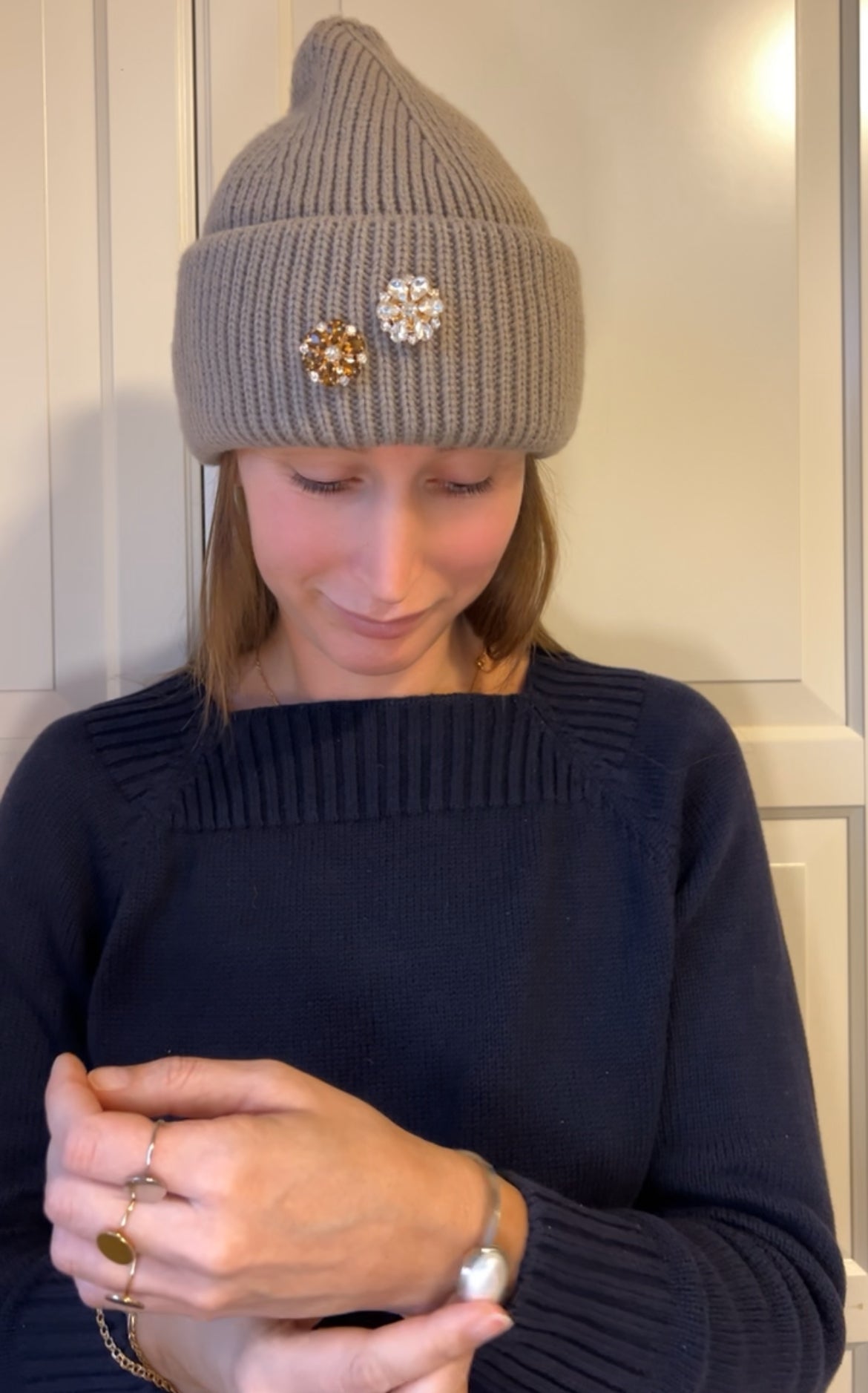 Gold Textured Pin – Button Base