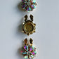 Emy – Aurora Flower Button Charm Gold