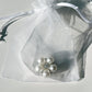 Rosi – Pearl Flower Button Charm Silver